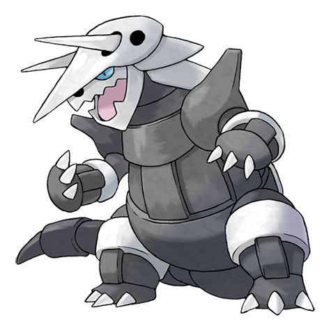#306 Aggron Pokedex - Pokemon X and Y - The PokéMasters Pokédex