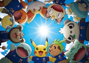 Pokemon Mascots for Japan in the FIFA World Cup 2014