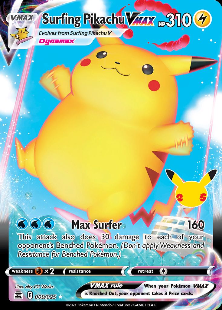 Surfing Pikachu-VMAX