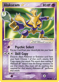 Alakazam ☆, EX Crystal Guardians, TCG Card Database