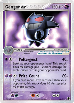 Mavin  Gengar ex 108/112 Holo Rare Pokémon Card Fire Red Leaf Green