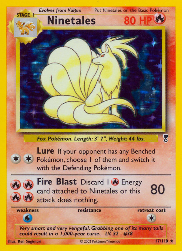 Ninetales 17/110 - Legendary Collection - Legendary Collection - Pokemon Trading Card Game ...