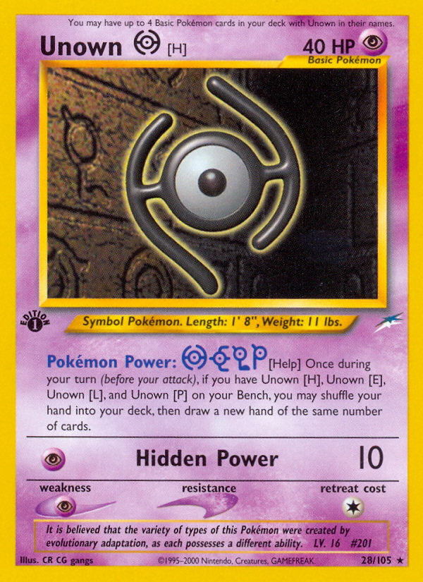 Unown H