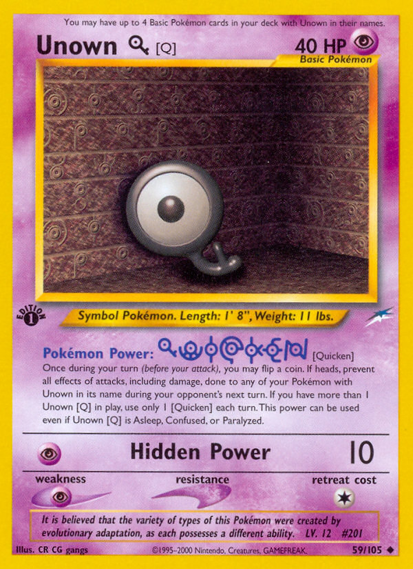 Unown Q