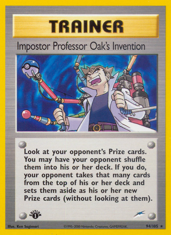 Imposter Professor Oak's Invention