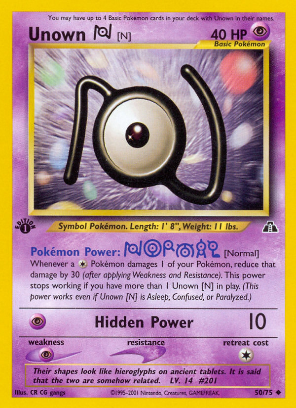 Unown N