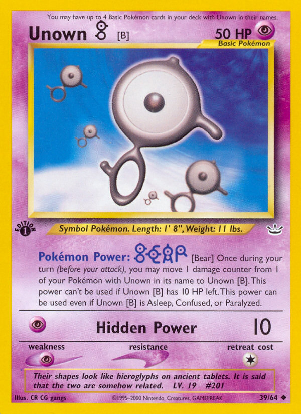 Unown B