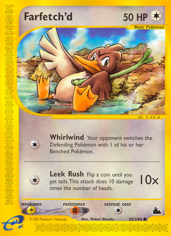 Farfetch'd 55/144 - Skyridge - e-Card - Pokemon Trading Card Game