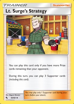 Lt. Surge's Strategy