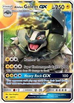 Alolan Golem-GX