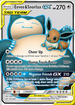 Eevee & Snorlax-GX