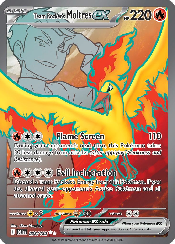 Team Rocket's Moltres-ex