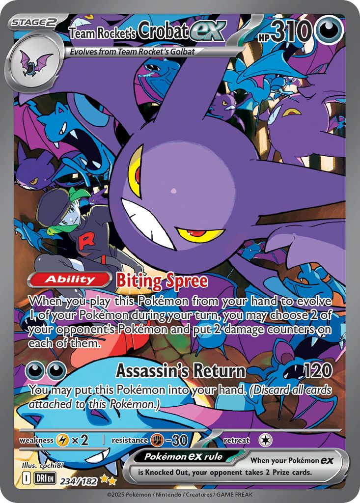 Team Rocket's Crobat-ex