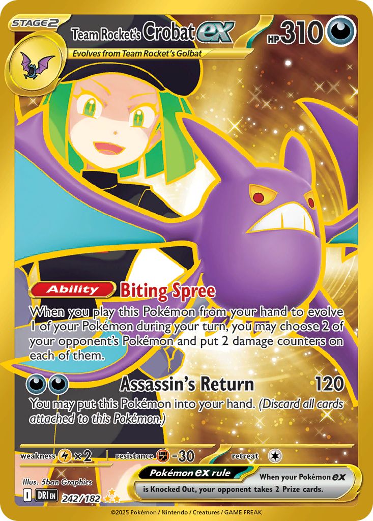 Team Rocket's Crobat-ex