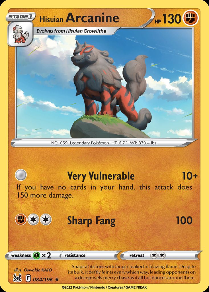 Hisuian Arcanine