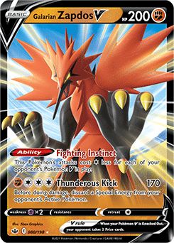 Galarian Zapdos-V