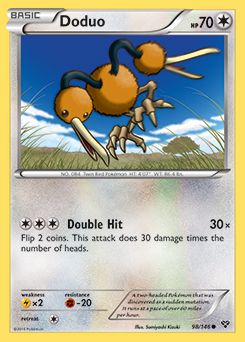 Doduo 98/146 - XY - XY - Pokemon Trading Card Game - PokeMasters