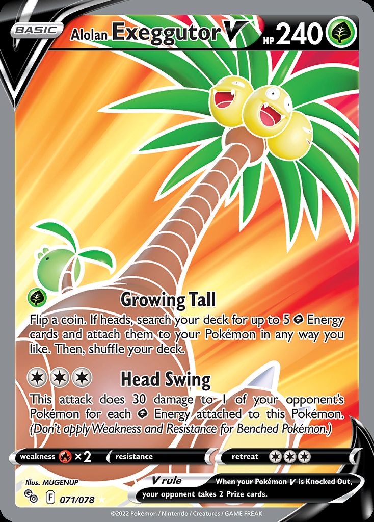 Alolan Exeggutor-V