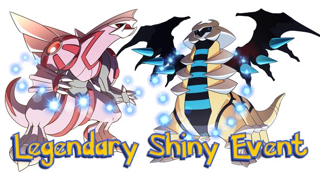 New event to obtain a shiny Dialga, Palkia and Giratina