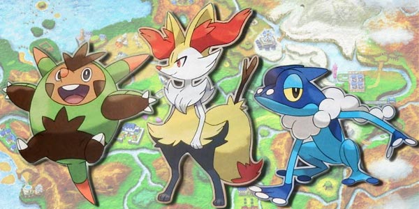 all starter pokemon evolutions x and y
