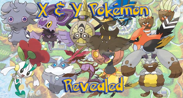 X and Y Pokemon Revealed