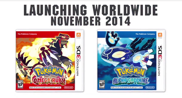 Pokemon Omega Ruby and Alpha Sapphire Coming In November