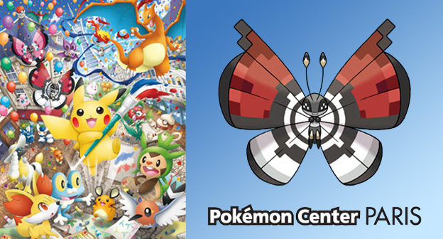 Pokemon Center Paris - Pokeball Vivillion Event