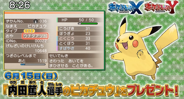 Atsuto Uchida Pikachu Distribution