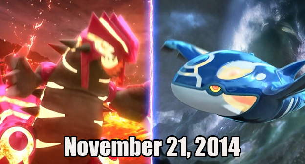 Pokemon Omega Ruby Primal Groudon and Alpha Sapphire Primal Kyogre