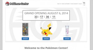 PokemonCenter.com Opens August 6